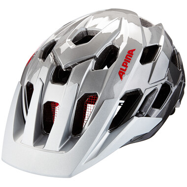 ALPINA ANZANA MTB Helmet Silver/Red 0